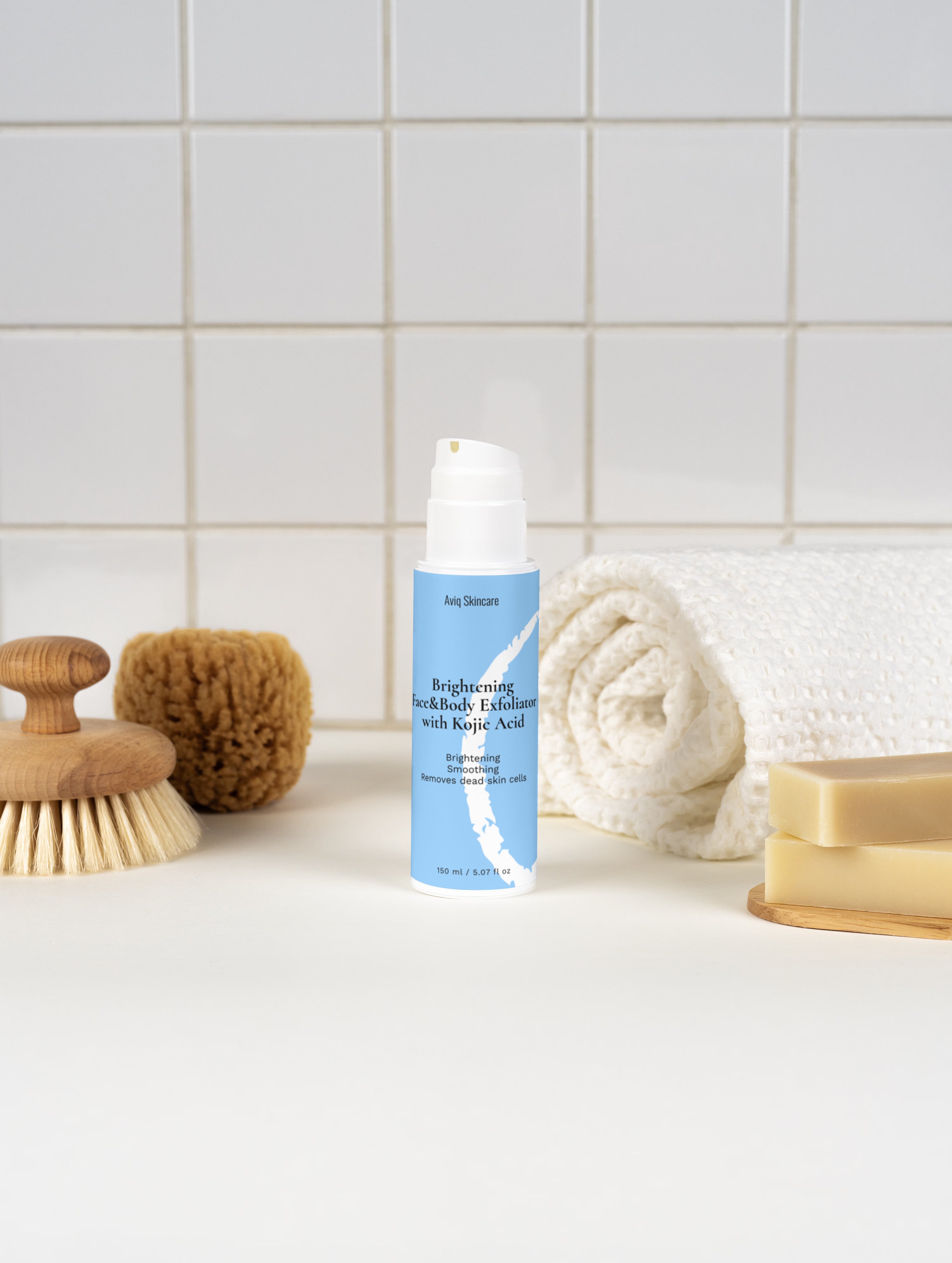 Brightening Face&Body Exfoliator with Kojic Acid