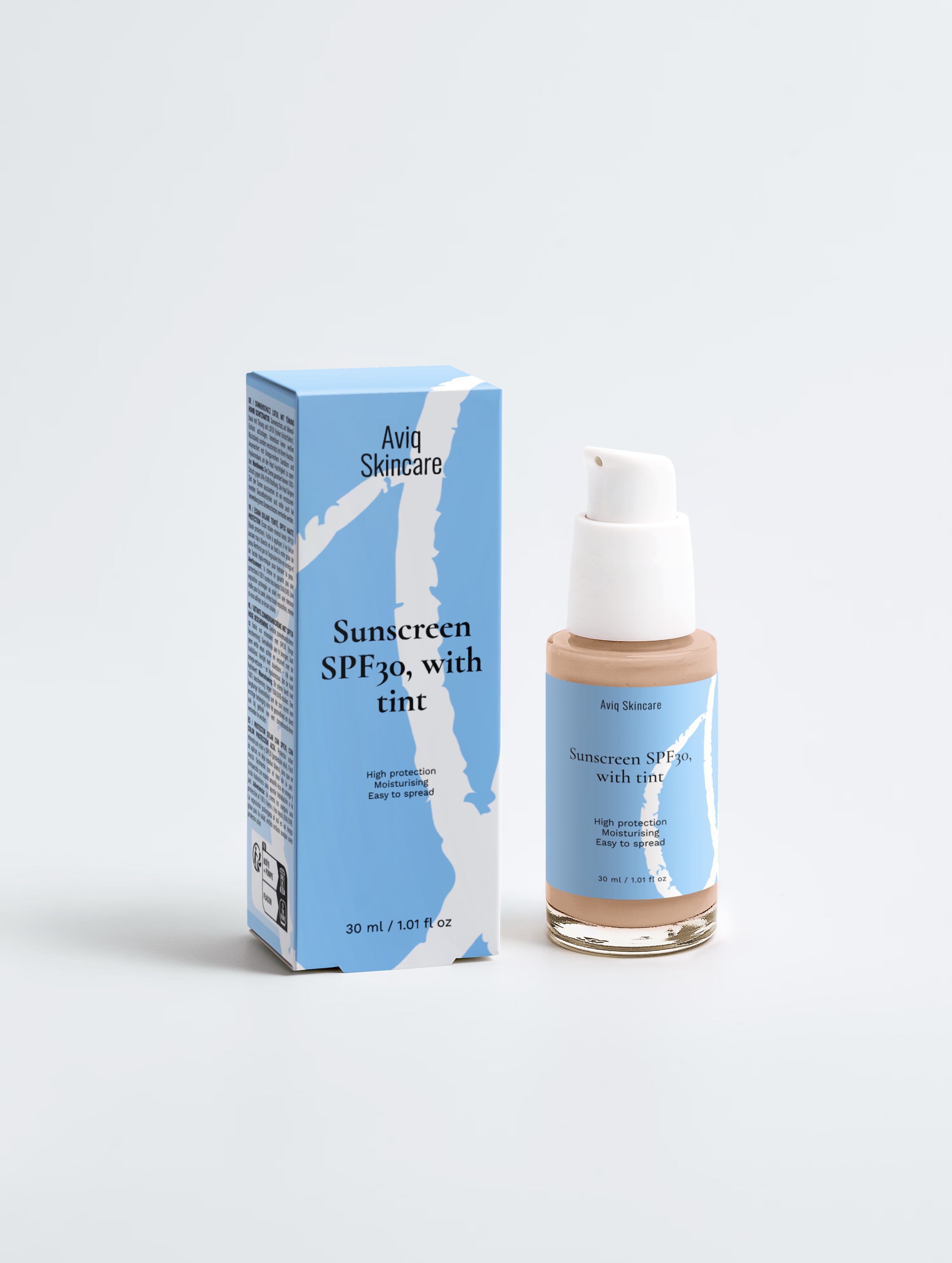 Sunscreen SPF30, with tint