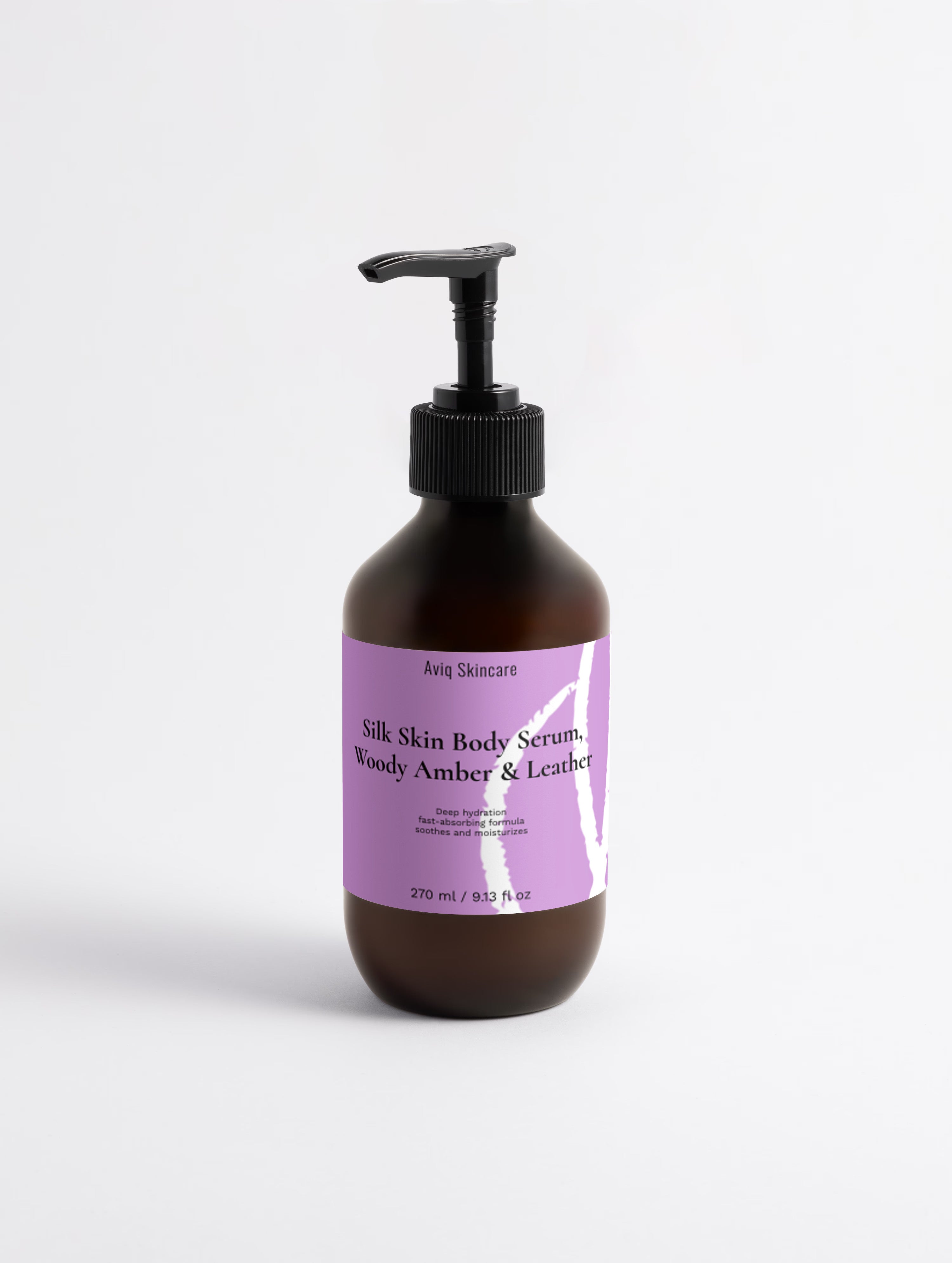 Silk Skin Body Serum, Woody Amber & Leather