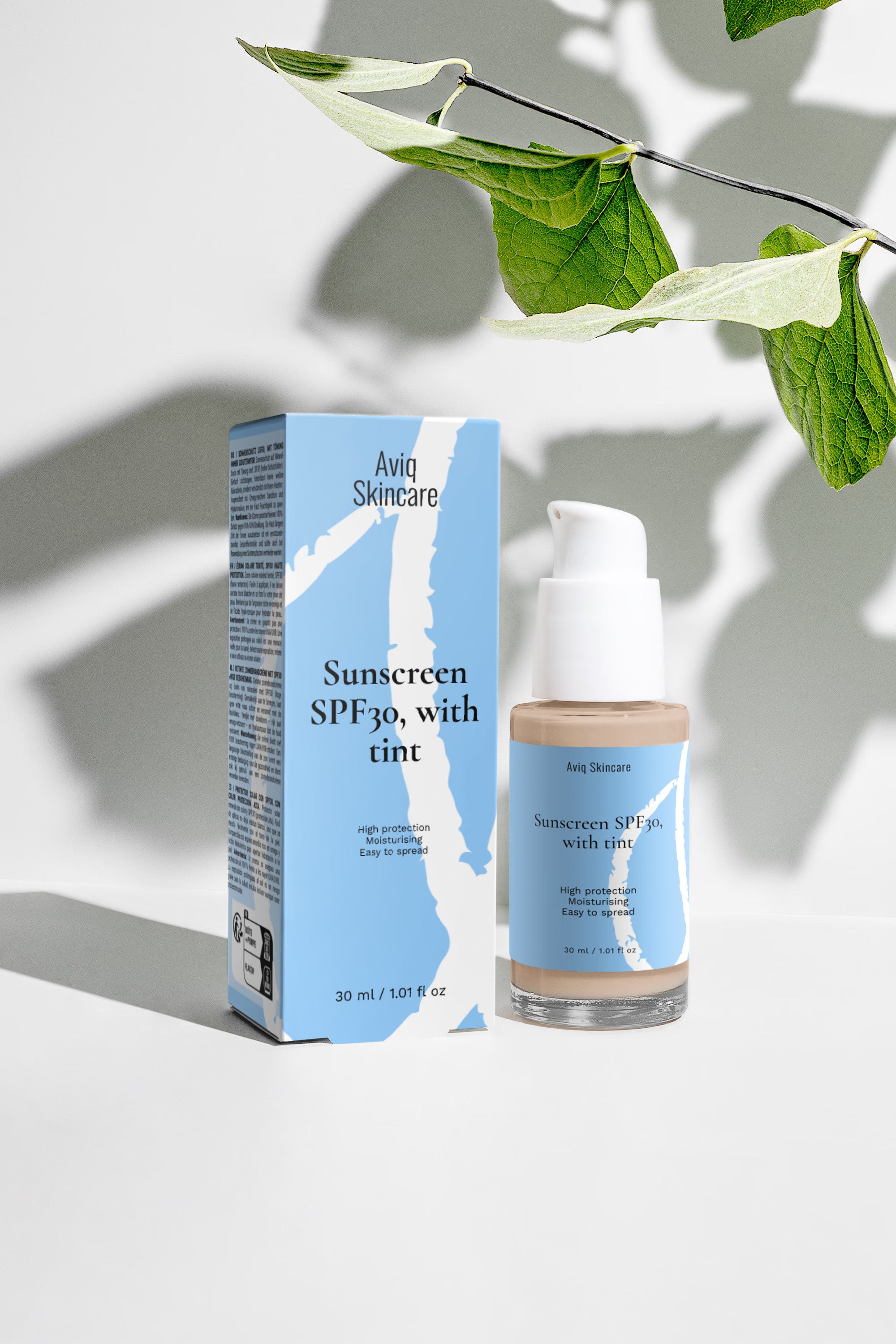 Sunscreen SPF30, with tint