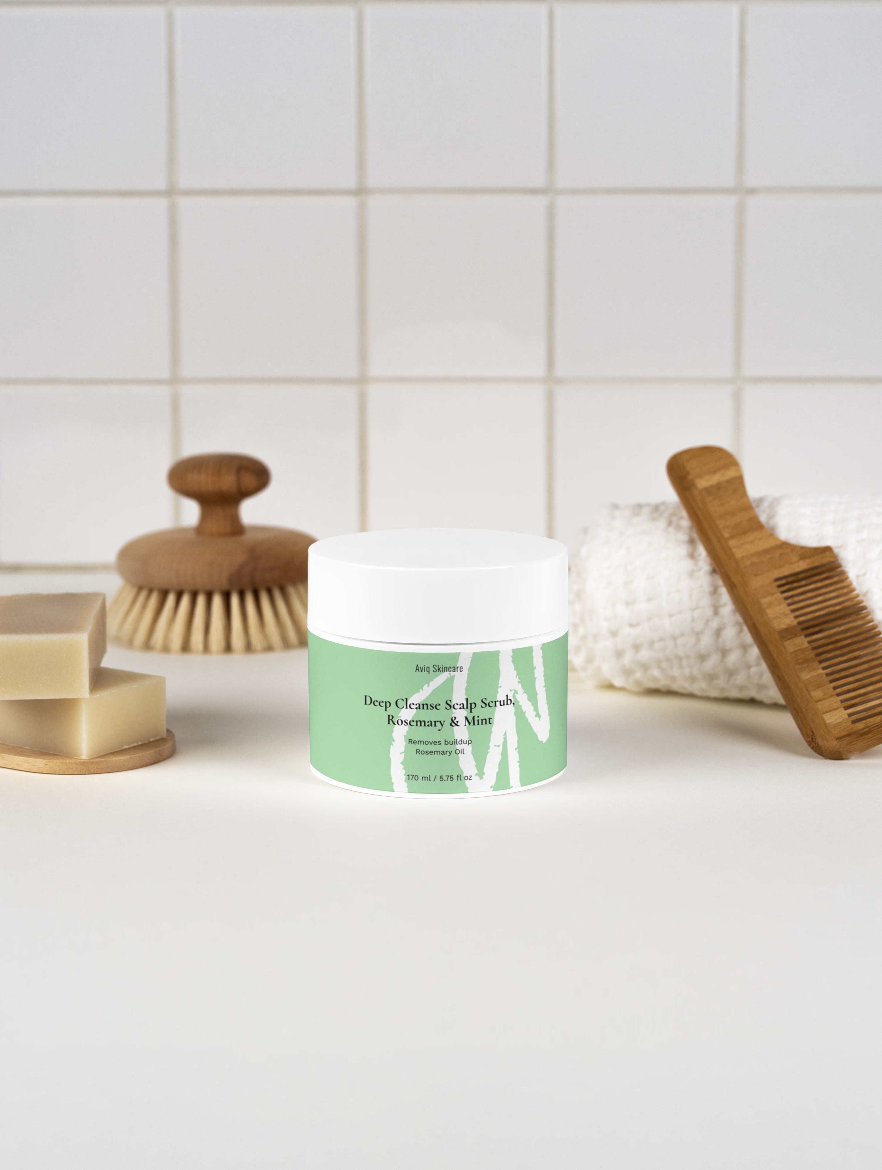 Deep Cleanse Scalp Scrub, Rosemary & Mint